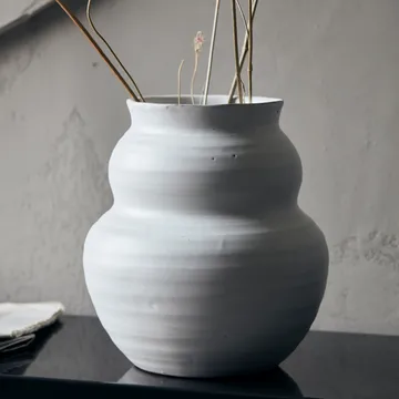 Juno Vase 19cm - Weiß - House Doctor