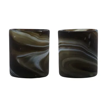 Kae Kerzenhalter Ø7x8 cm - Braun - House Doctor