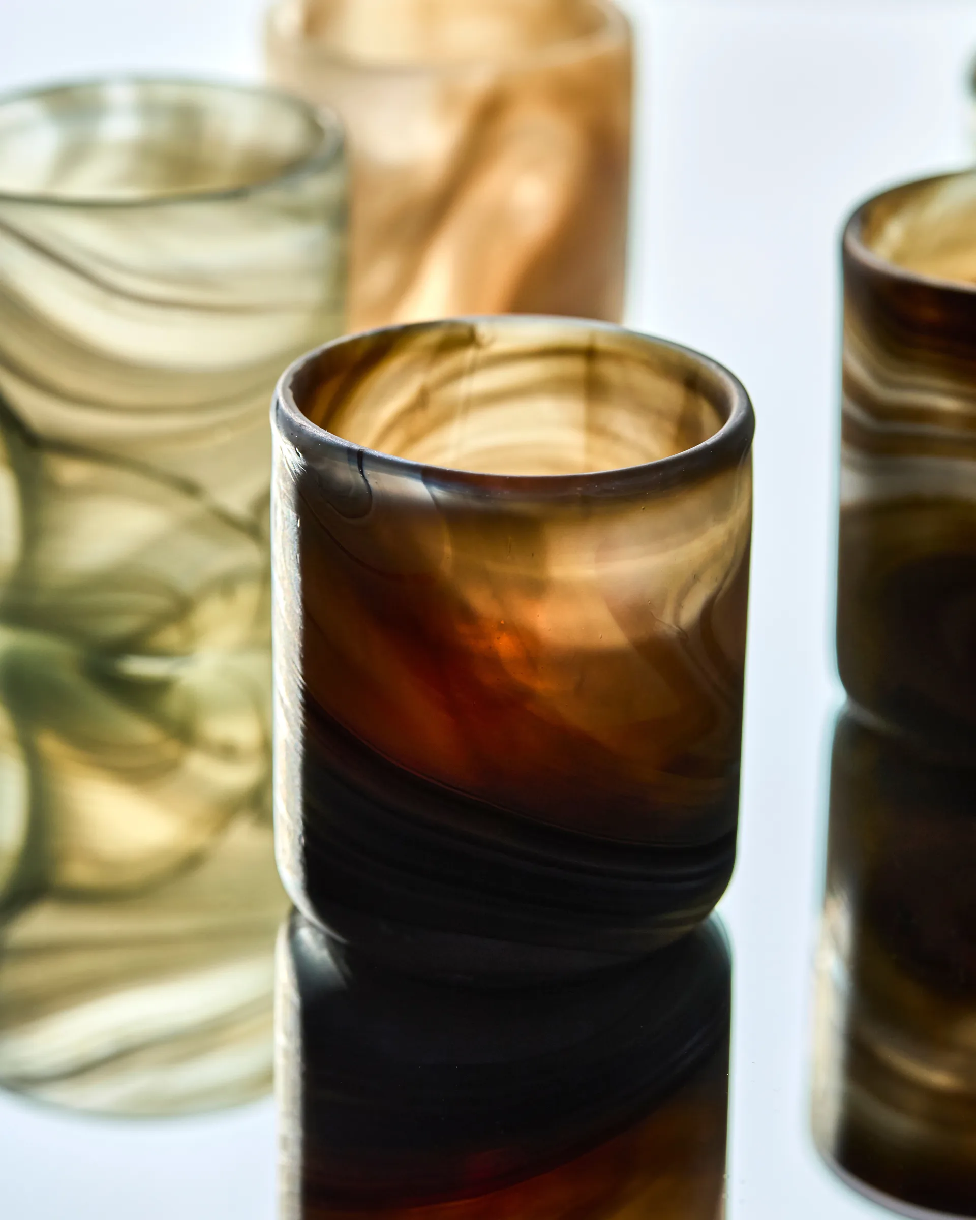 Kae Kerzenhalter Ø7x8 cm, Braun House Doctor