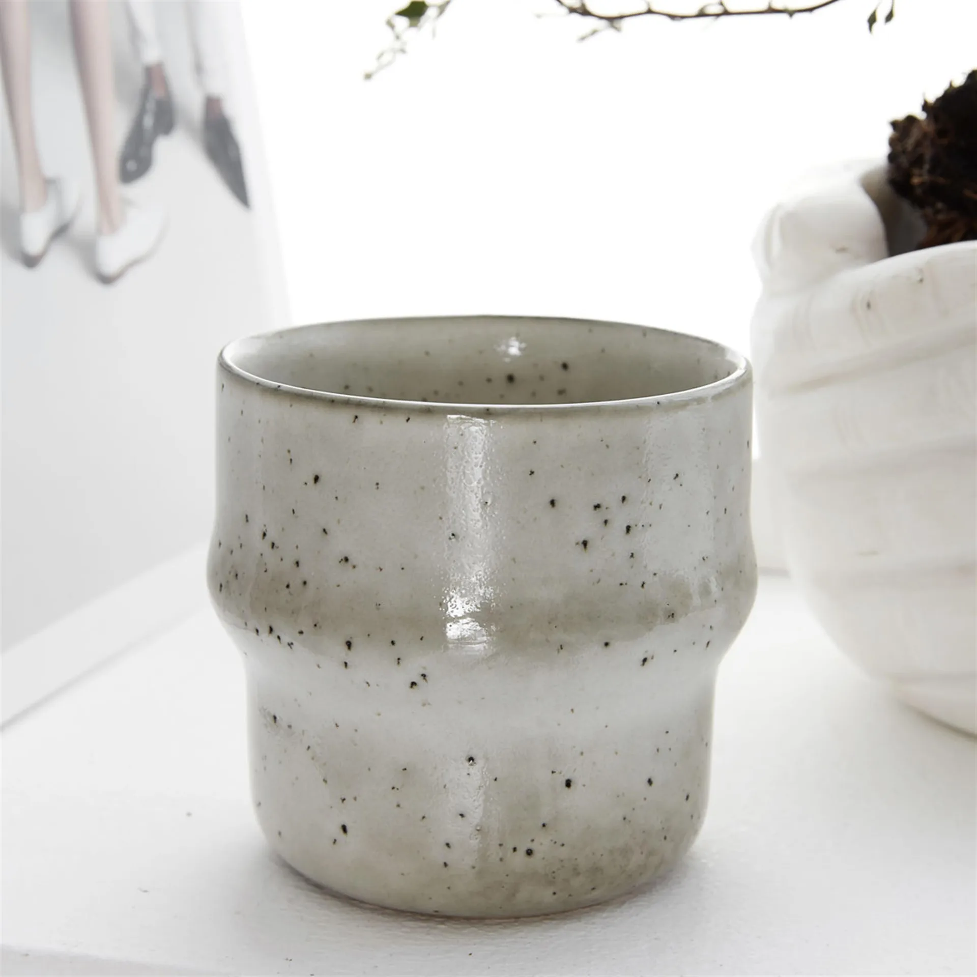 Lake Becher grau, 8,3cm House Doctor