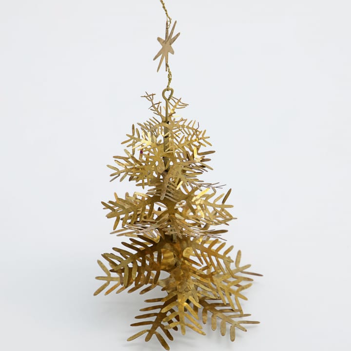 Lamet Weihnachtsanhänger Baum 3er Pack, Antikes Messing House Doctor
