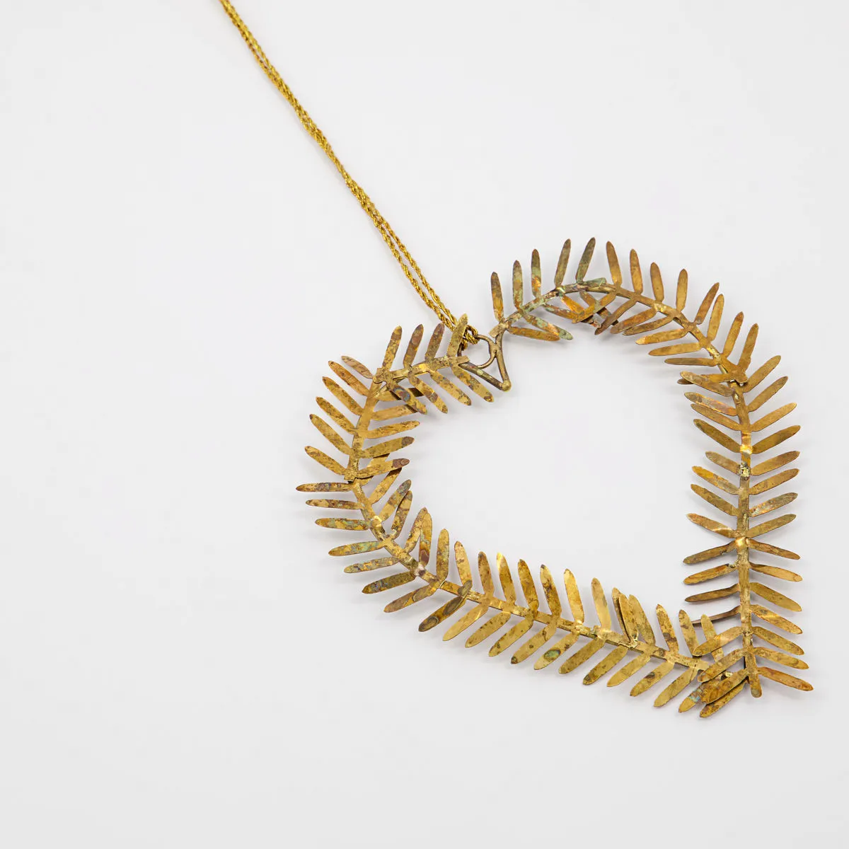 Lamet Weihnachtsanhänger Herz, Messing House Doctor