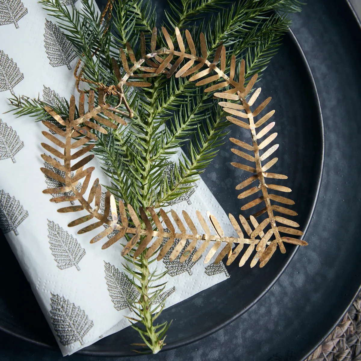 Lamet Weihnachtsanhänger Herz, Messing House Doctor