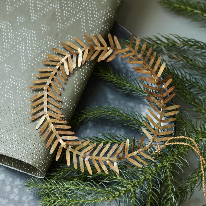 Lamet Weihnachtsanhänger Kranz, Messing House Doctor