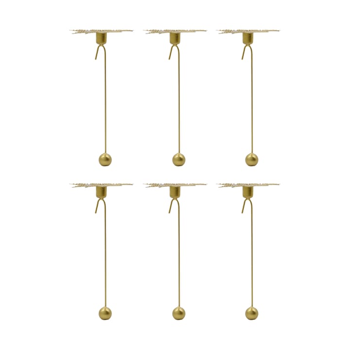 Leaves Kerzenhalter 4er-Pack - Antike Messingfarbe - House Doctor