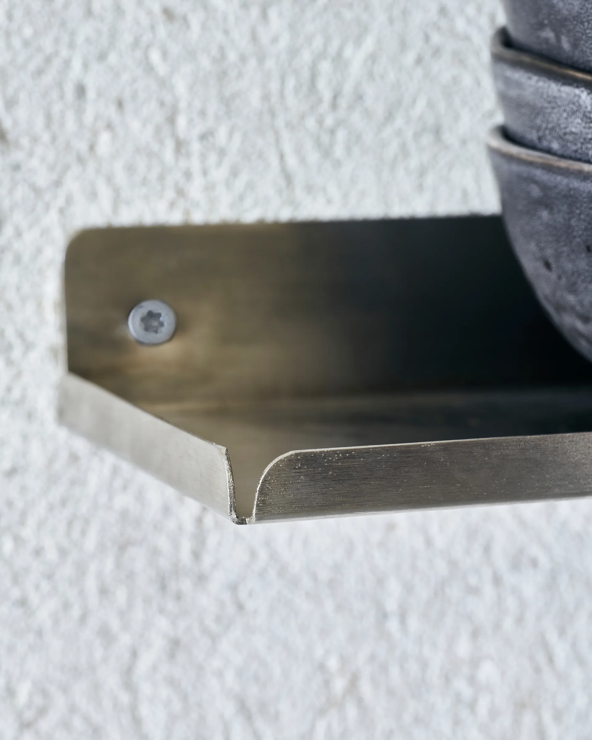 Ledge Regal 80cm, Silber gebürstet House Doctor