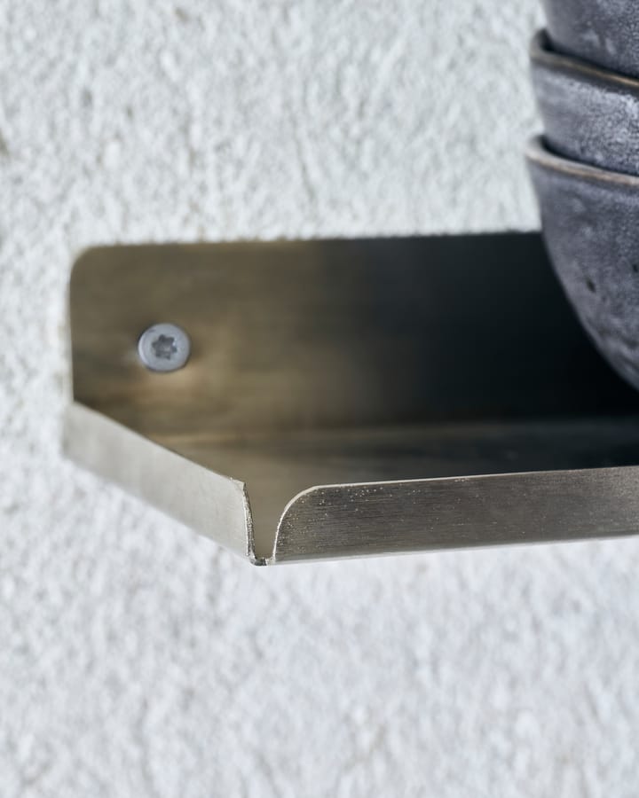 Ledge Wandregal 43 cm - Silber gebürstet - House Doctor