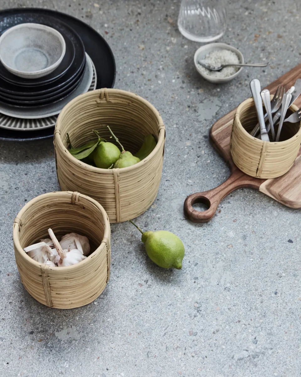 Linder Körbe 3-teilig, Natur House Doctor