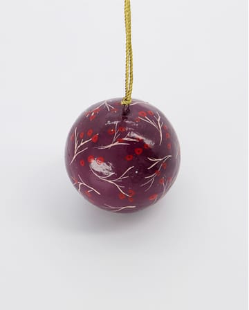 Mache Weihnachtskugel Ø5cm - Rot - House Doctor