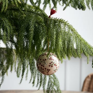 Mache Weihnachtskugel Ø8cm - Sand - House Doctor