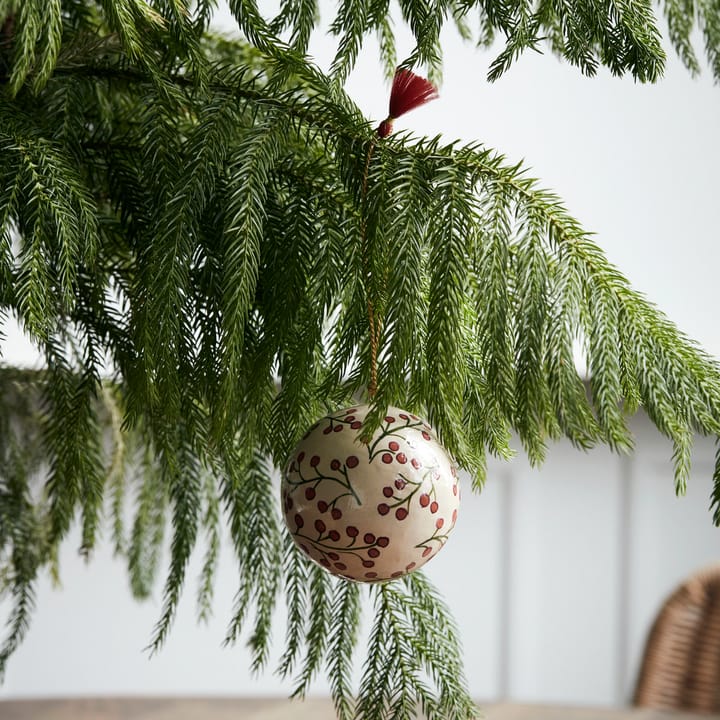 Mache Weihnachtskugel Ø8cm, Sand House Doctor