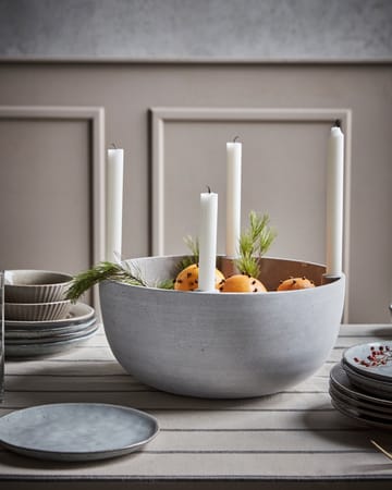 Marb Kerzenständer Ø35 cm - Grau - House Doctor