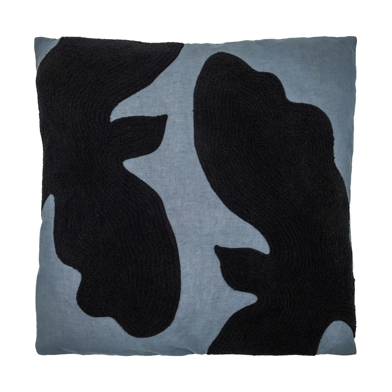 Miki Dekokissen, Mittelmeerblau-Schwarz, 50x50 cm House Doctor