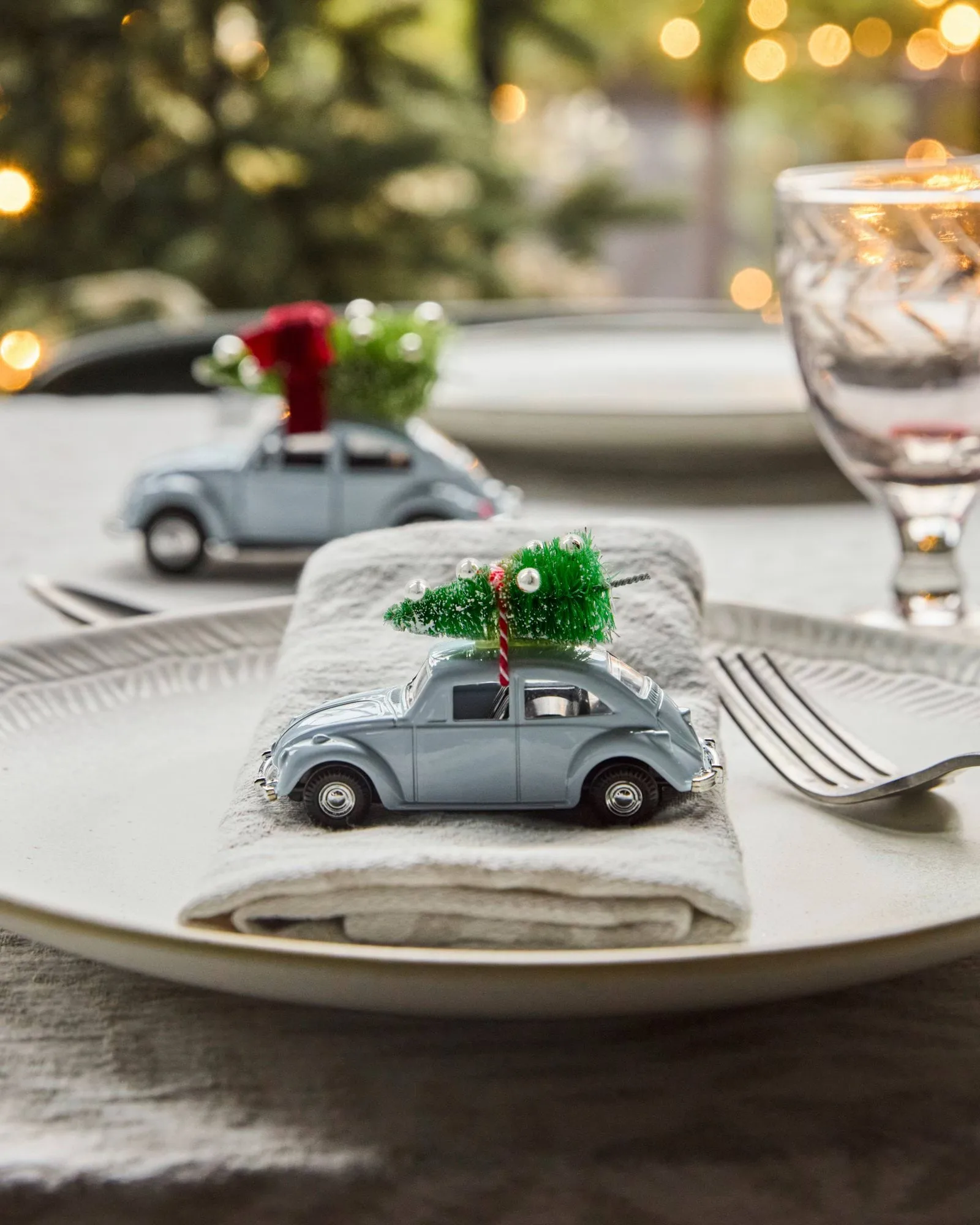 MINI Xmas Auto, Hellblau House Doctor