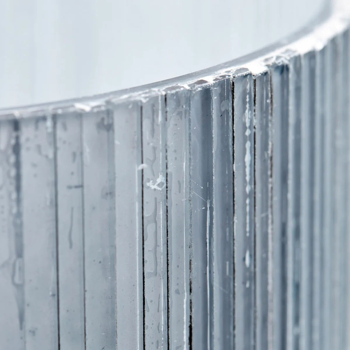 Mirr Teelichthalter 12,5cm, Frostgrau House Doctor