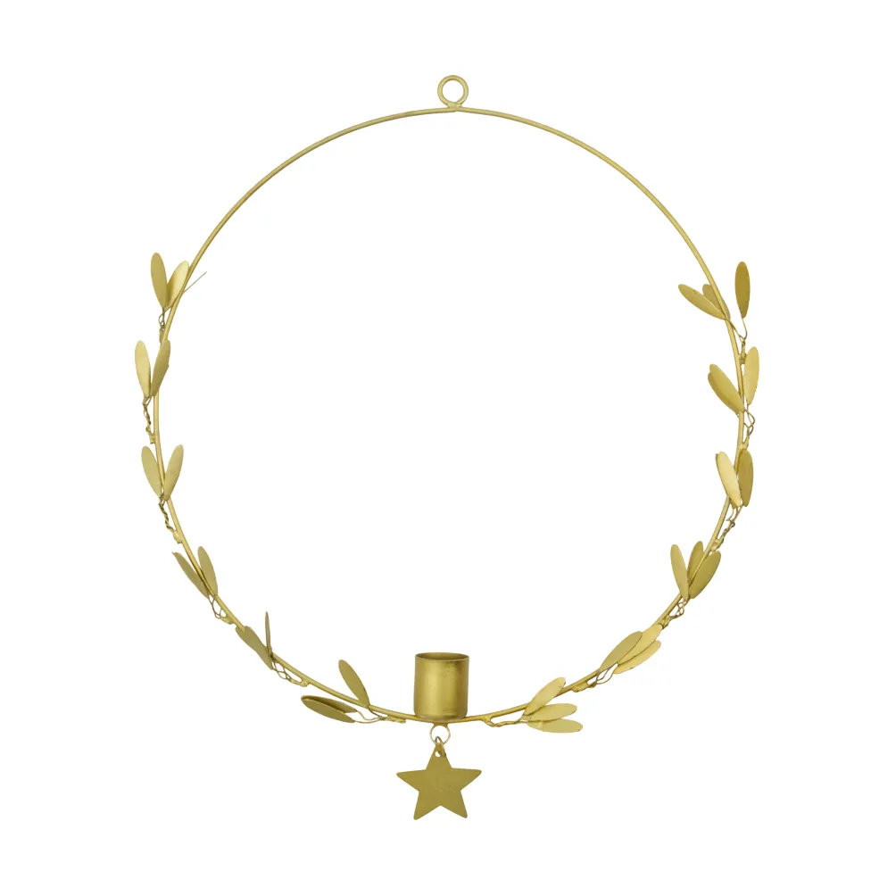 Mistel Kerzenhalter Ø25 cm, Messing House Doctor