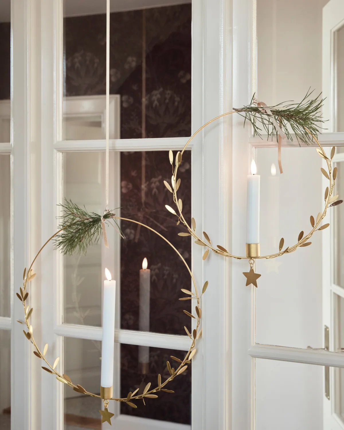 Mistel Kerzenhalter Ø25 cm, Messing House Doctor