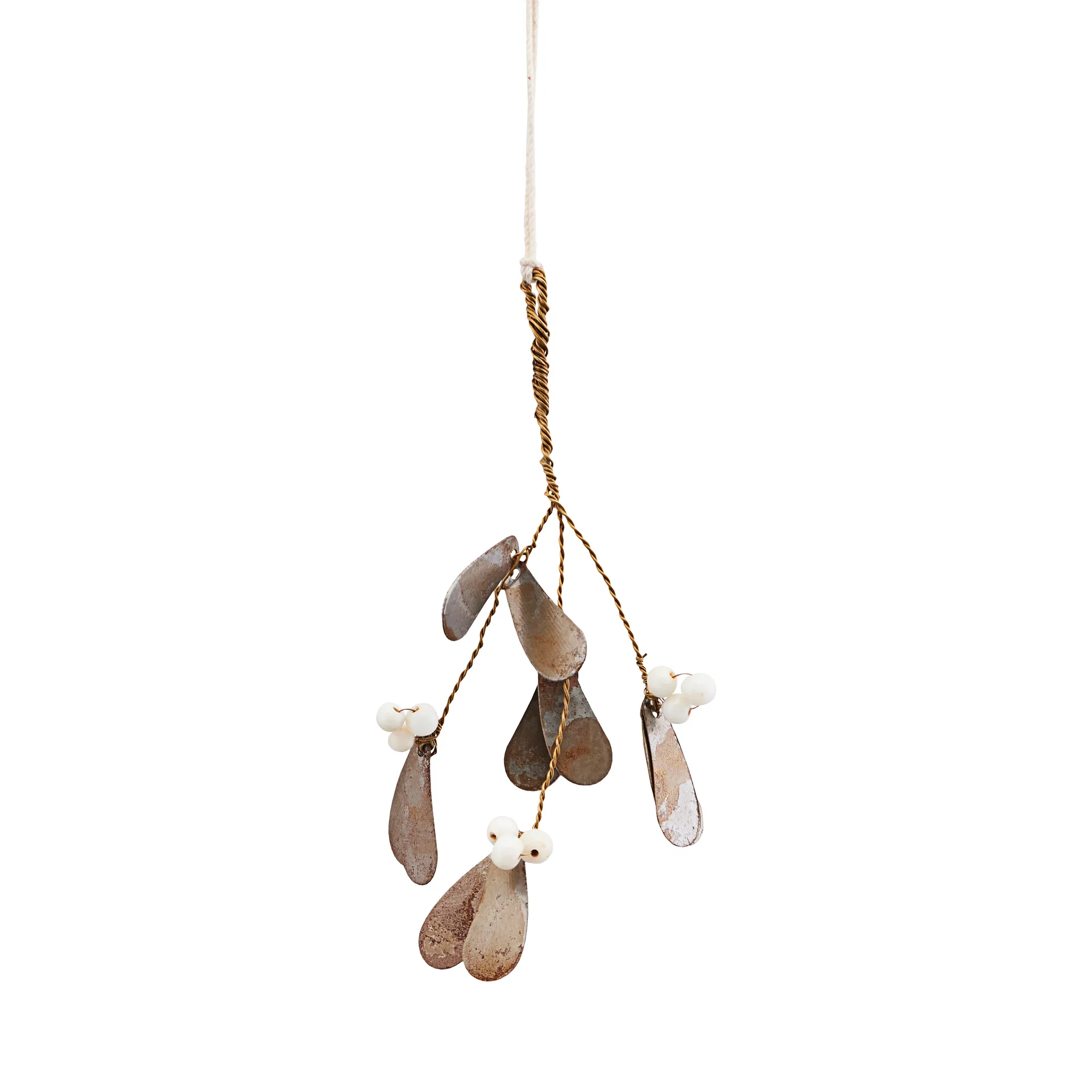 Mistletoe Weihnachtsdekoration klein, Antique metallic House Doctor