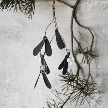 Mistletoe Weihnachtsdekoration klein - Schwarz - House Doctor