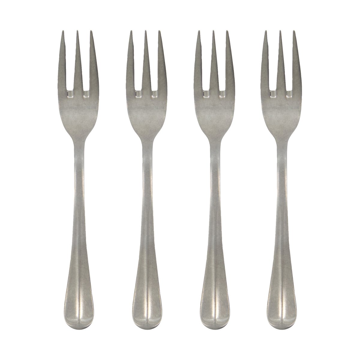 House Doctor Mora Kuchengabel 4er-Pack Silber Finish