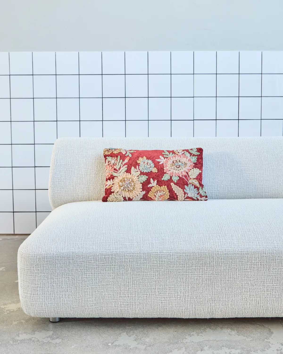 Nica Kissenbezug, Rot-Rosa, 30x50 cm House Doctor