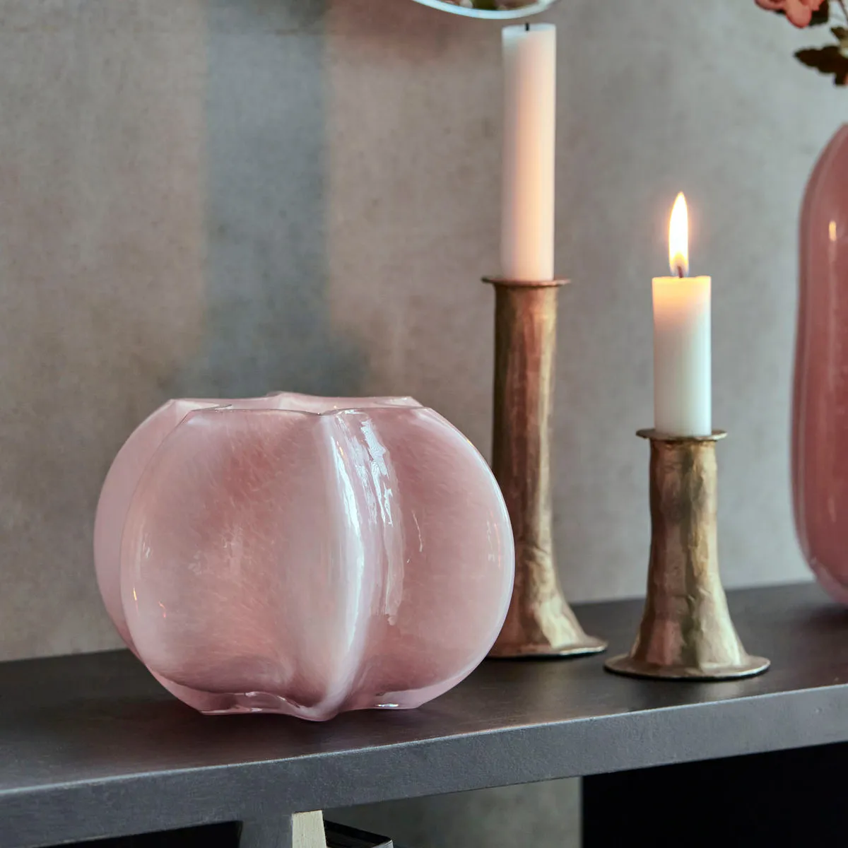 Nixi Teelichthalter 17,5 cm, Rosa House Doctor