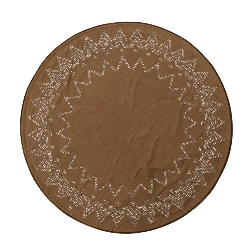 Noel Weihnachtsbaumteppich Ø120cm, Braun House Doctor