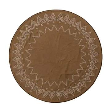 Noel Weihnachtsbaumteppich Ø120cm - Braun - House Doctor