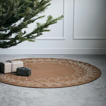Noel Weihnachtsbaumteppich Ø120cm - Braun - House Doctor
