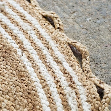 Nord Weihnachtsbaumteppich Ø120cm - Jute-weiß - House Doctor