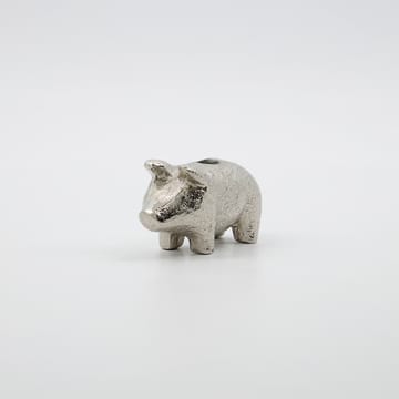 Pig Kerzenhalter 5cm - Antiksilber - House Doctor