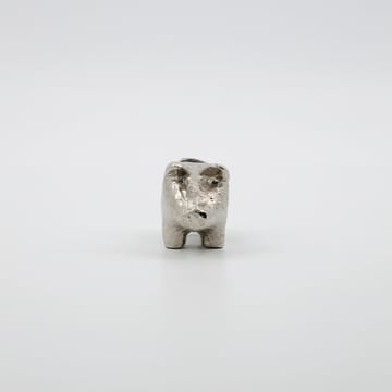 Pig Kerzenhalter 5cm - Antiksilber - House Doctor