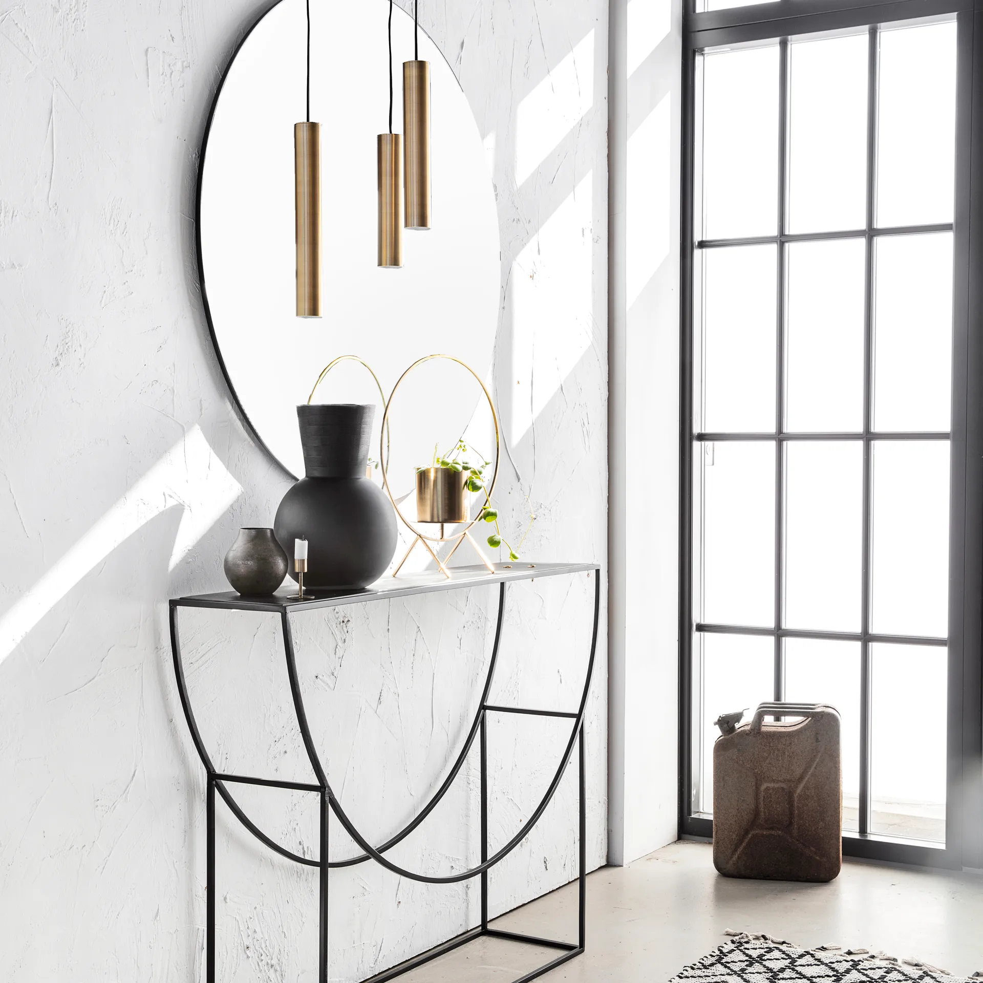 Pin Pendelleuchte Messing, 25cm House Doctor