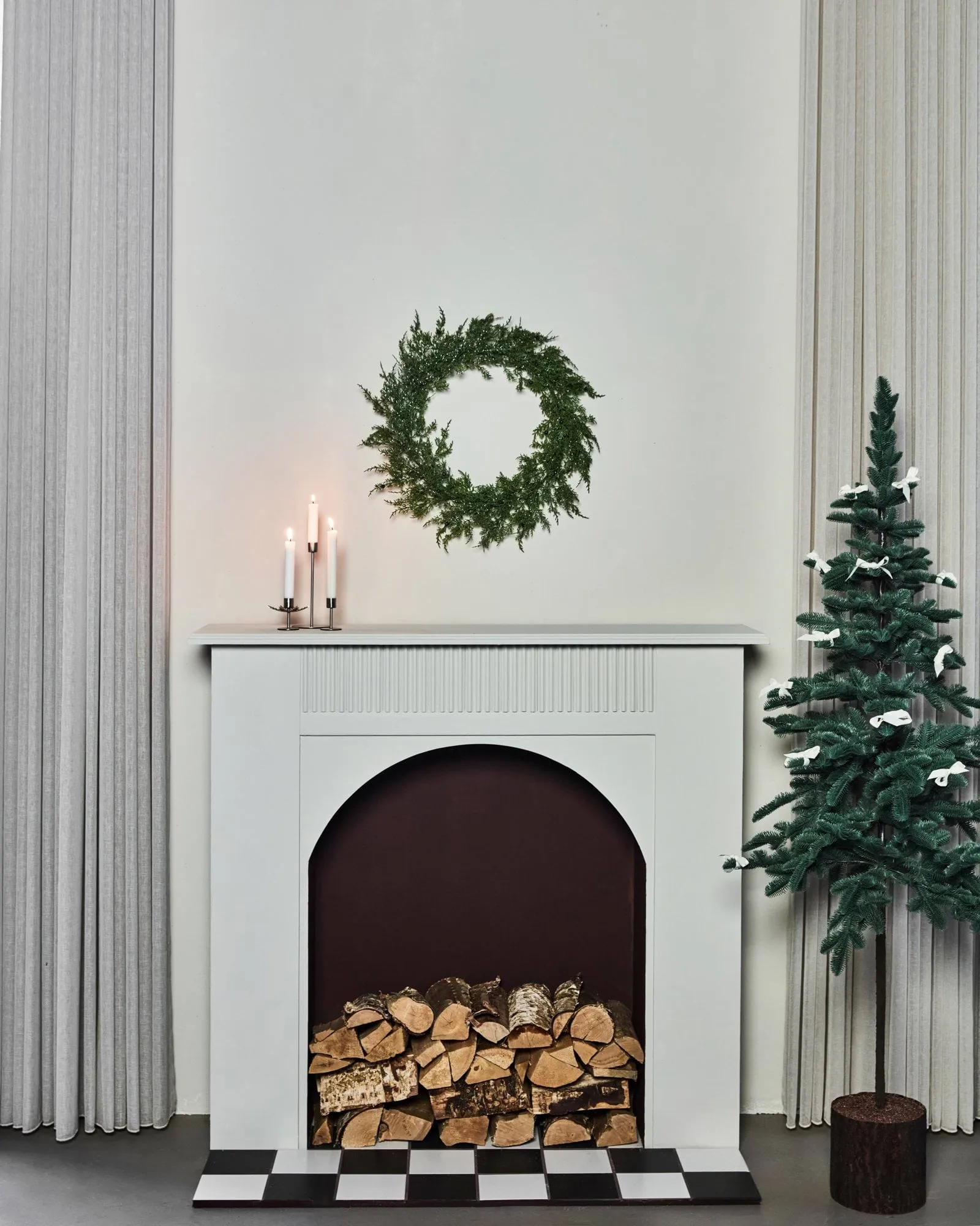 Pine Kranz, Ø55 cm, Grün House Doctor