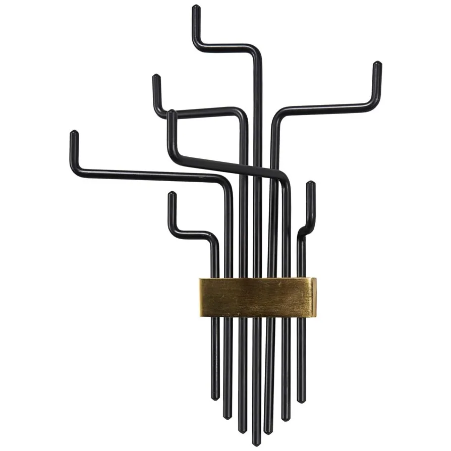 Pipes Kleiderhaken, Schwarz House Doctor