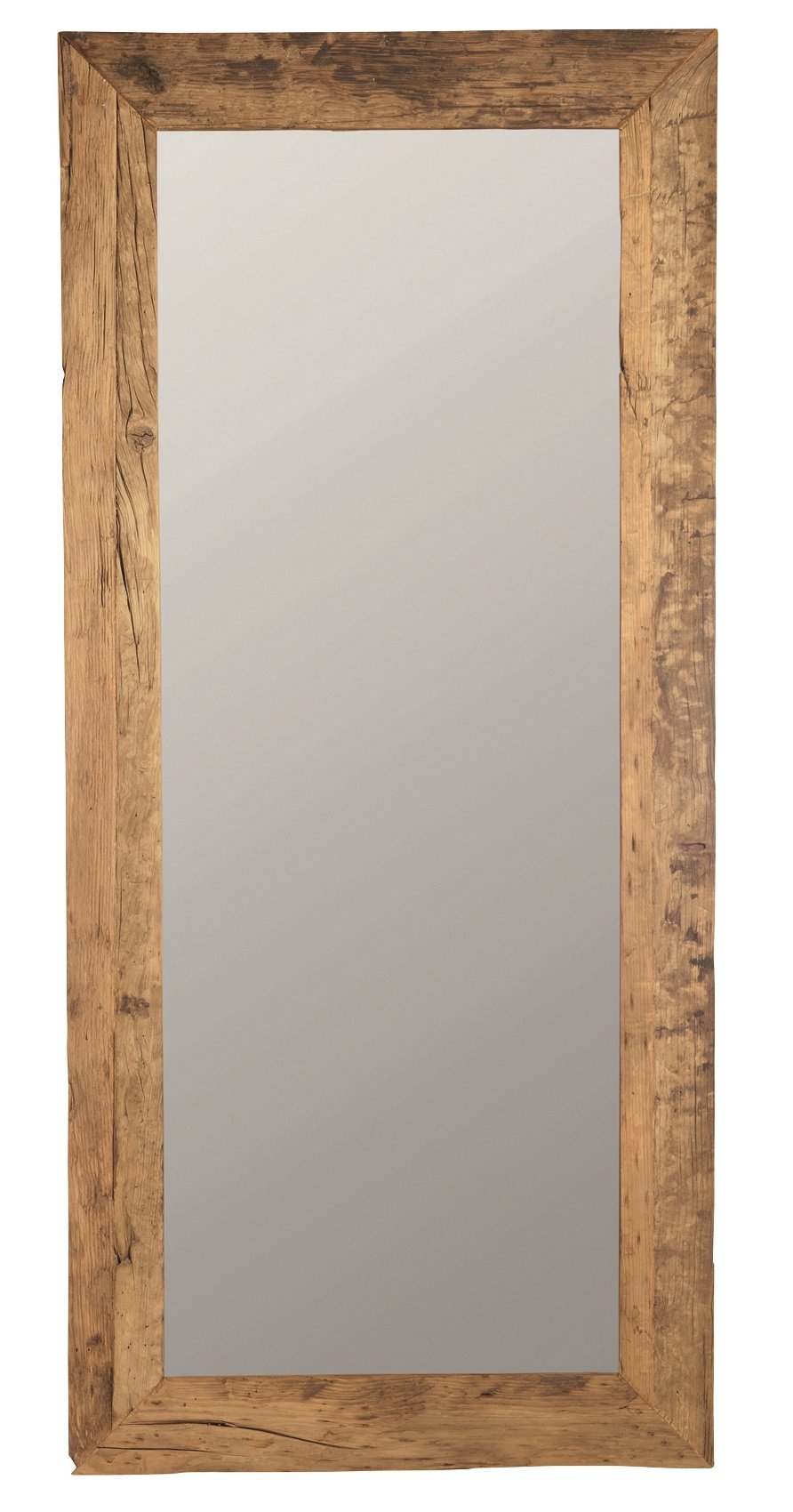 House Doctor Pure Spiegel 95x210 cm Holz | Skandinavisches Design | Wandspiegel | Beige