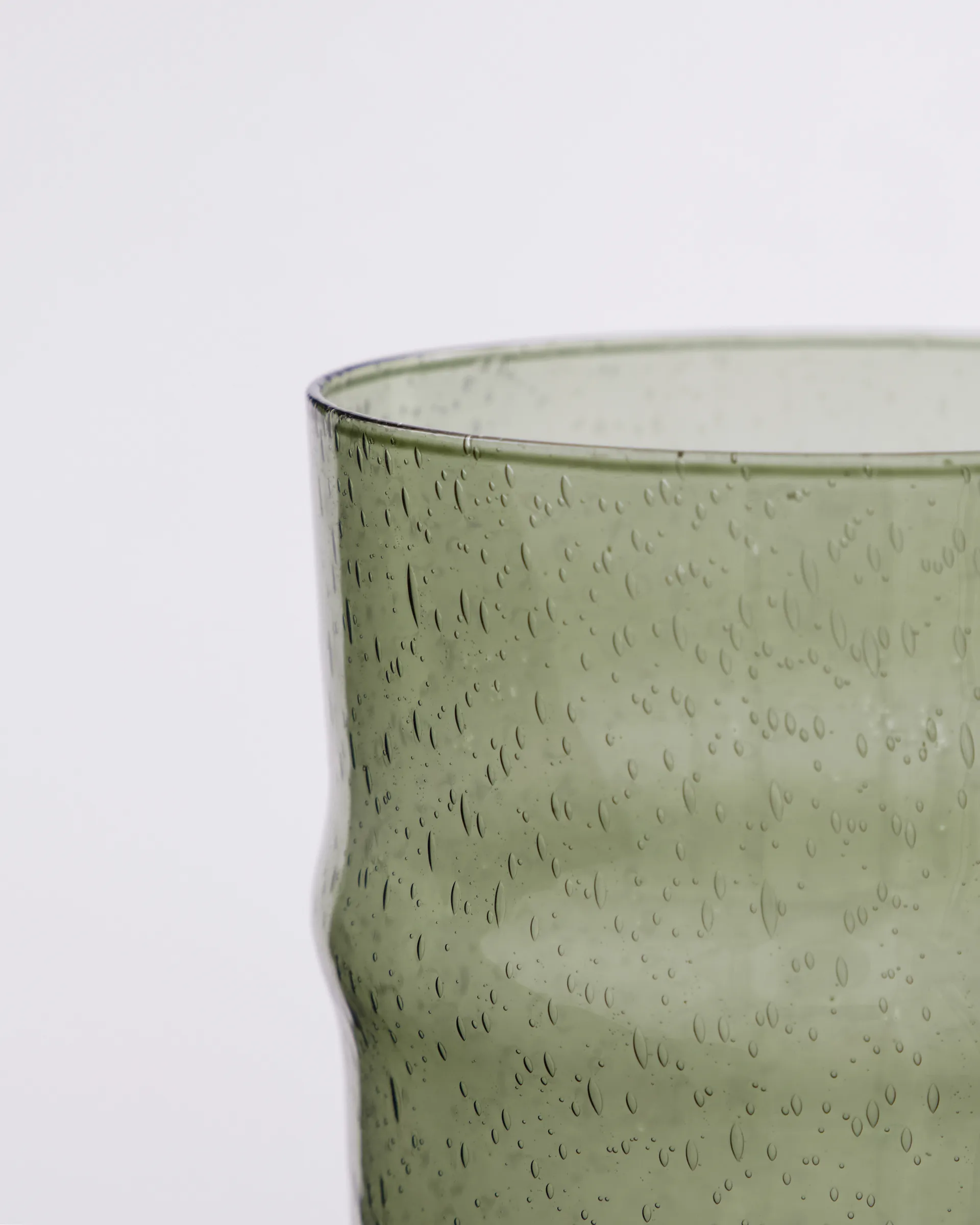 Rain Glas 10,5cm 2er Pack, grün House Doctor