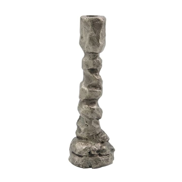 Raku Kerzenhalter antiksilber - 25cm - House Doctor