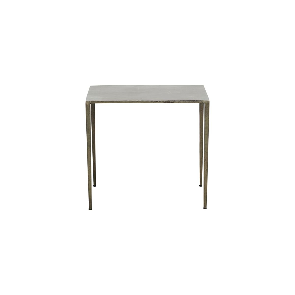 House Doctor Ranchi Beistelltisch 50x45 cm Antik Grau