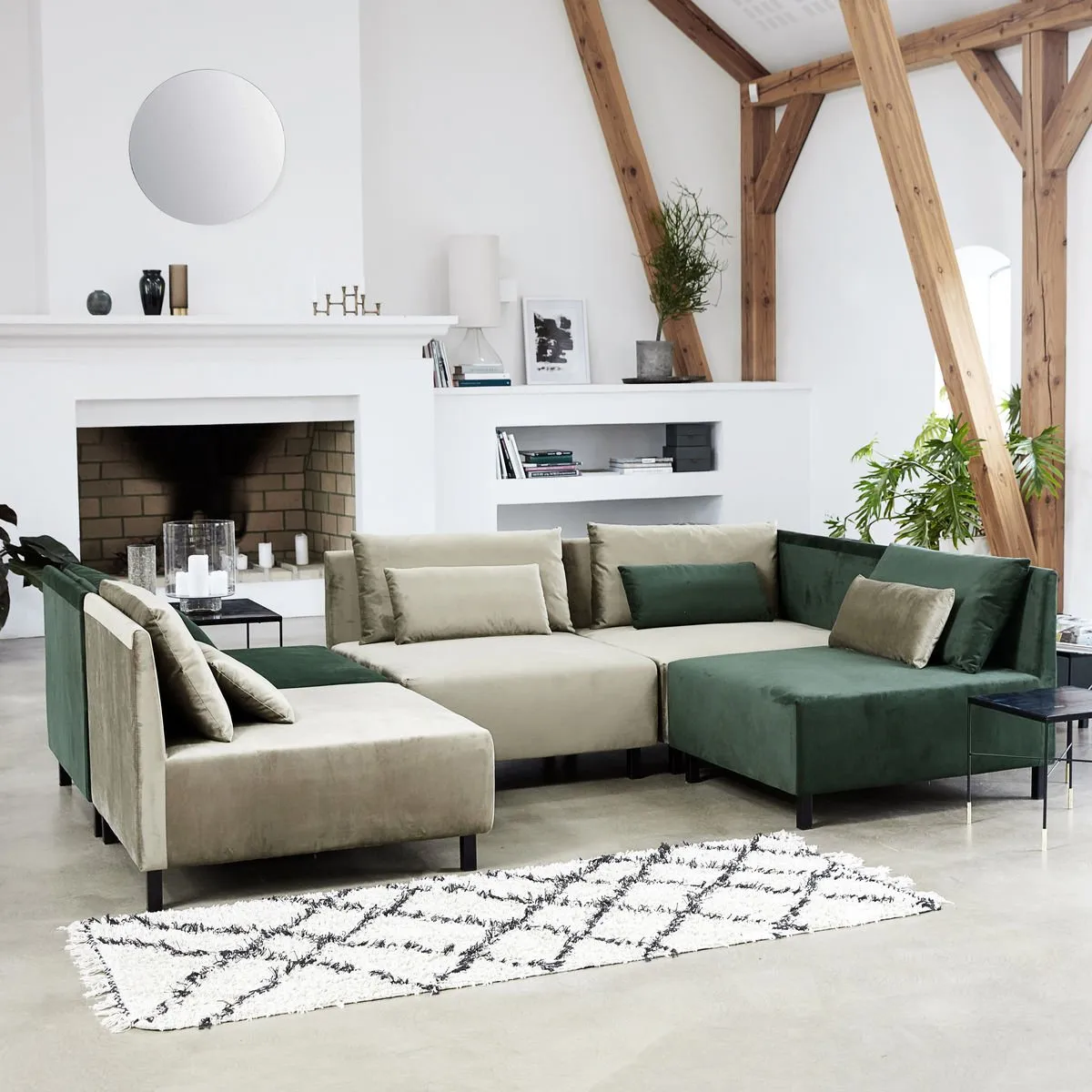 Riba Baumwollteppich, 90 x 200cm House Doctor