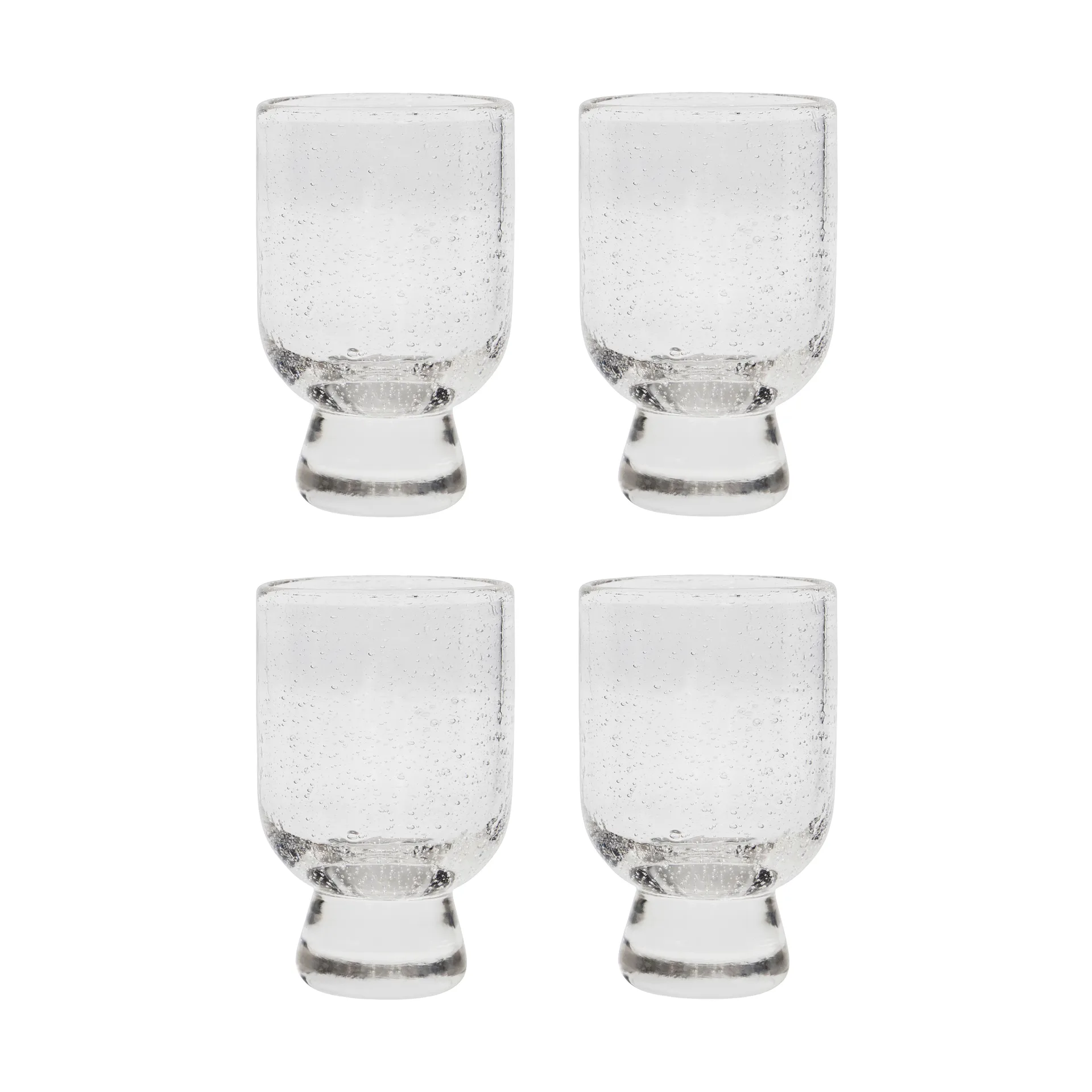 Rich Glas auf Fuß 23 cl 4-pack, Klar House Doctor