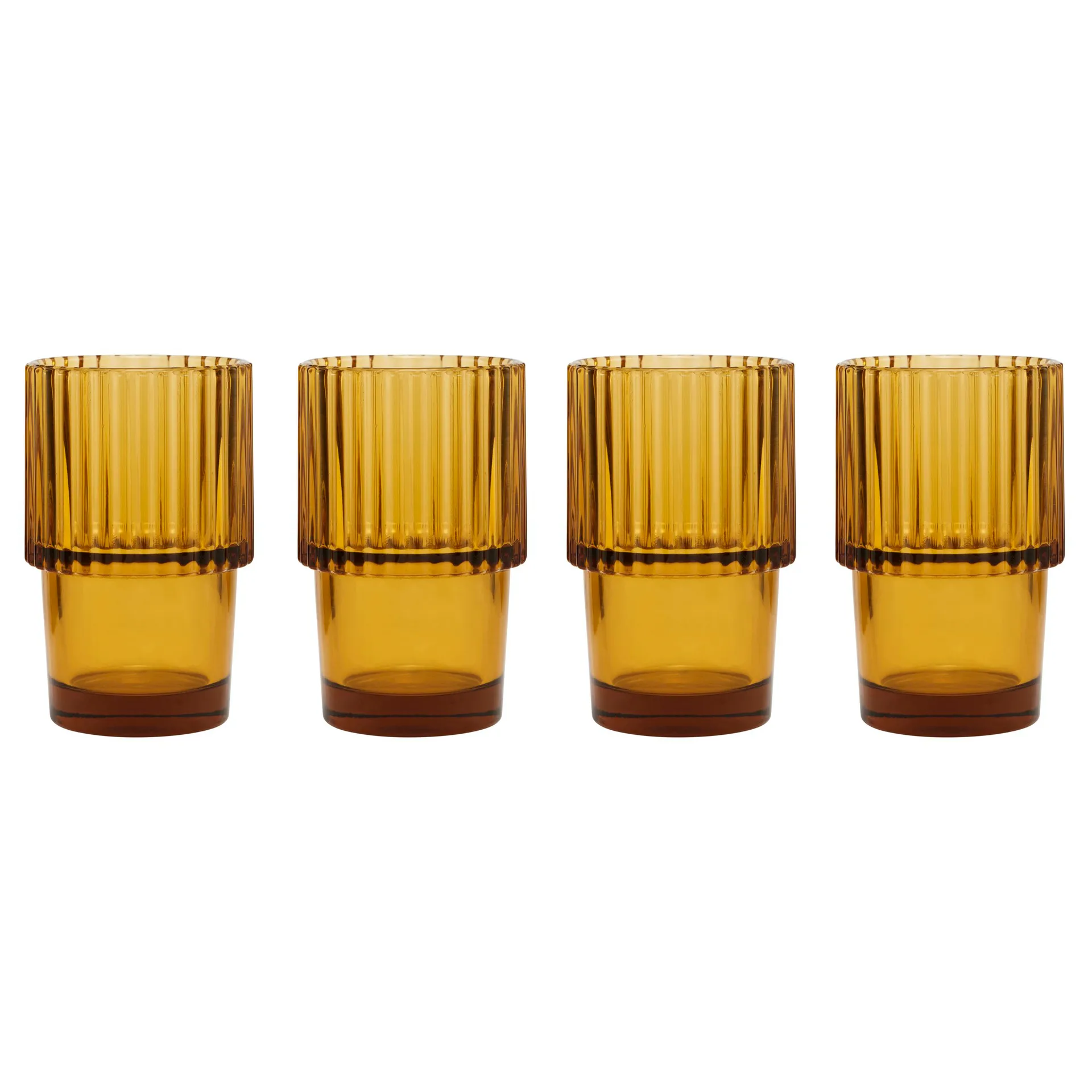 Rills Wasserglas 4er Pack, Amber House Doctor