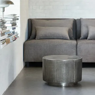 Rota Couchtisch 35cm - Gebürstetes Silber - House Doctor