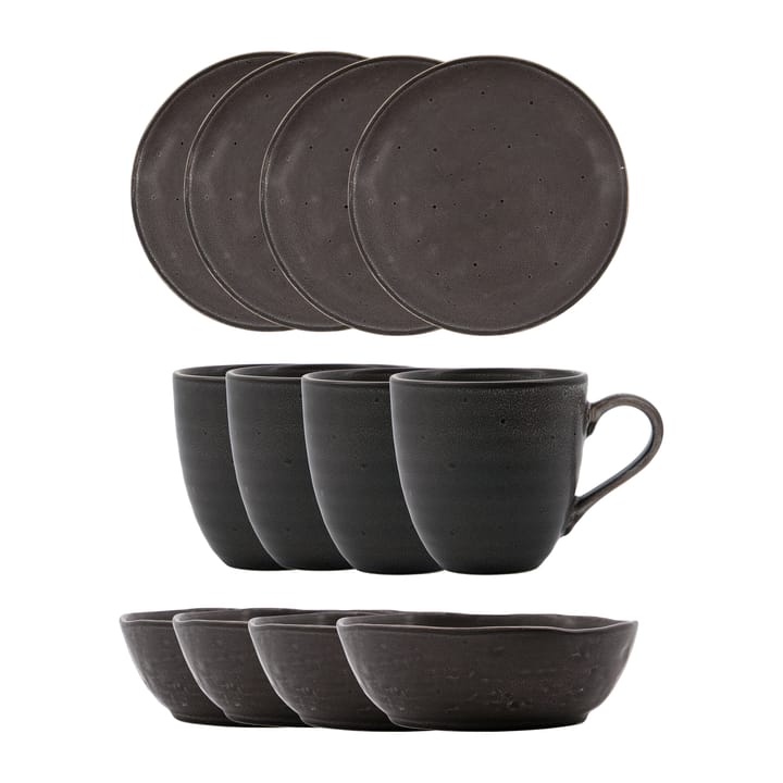 Rustic brunch kit 12 Teile - Dunkelgrau - House Doctor