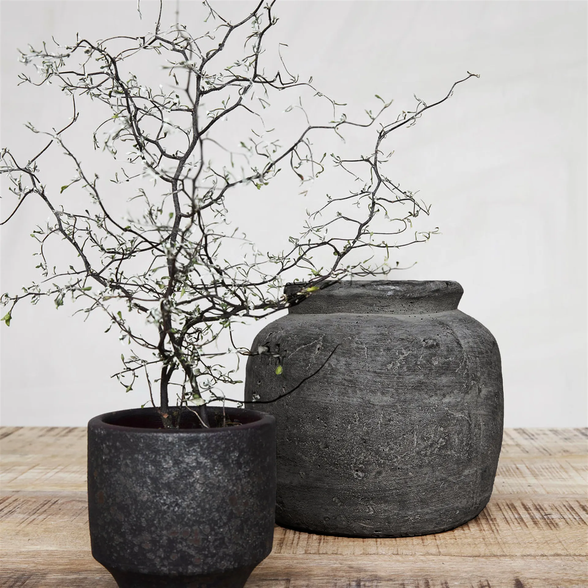 Rustik Topf Ton, h18 cm Ø19 cm House Doctor