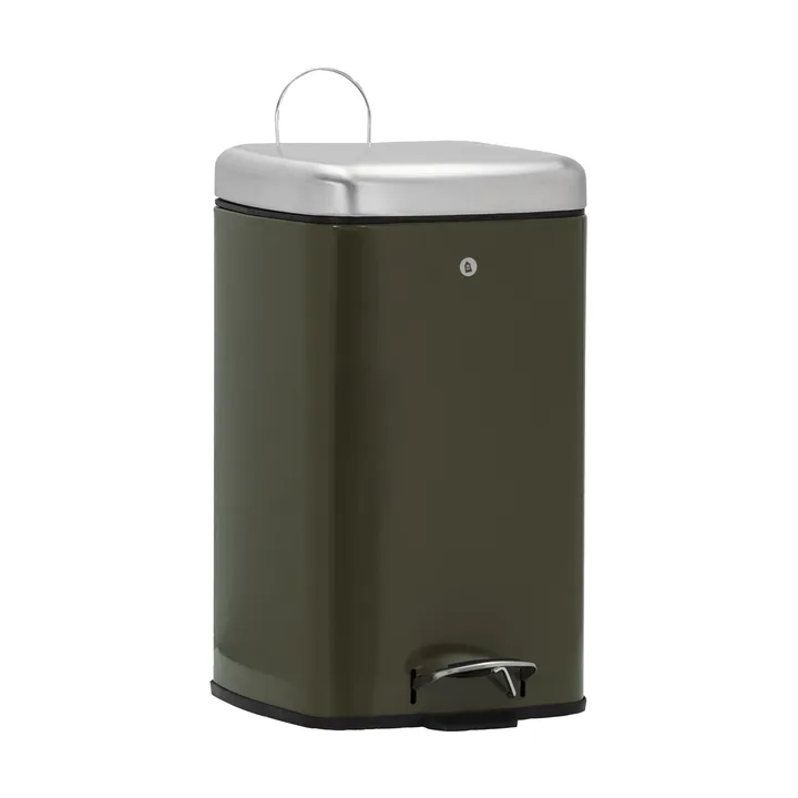 Schwarzer Papierkorb - Deep green, 27x36x46 cm - House Doctor