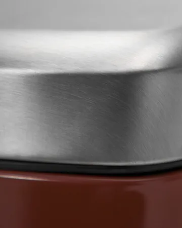 Schwarzer Papierkorb - Terrakotta, 27x36x46 cm - House Doctor