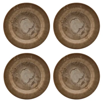 Serveur kleiner Teller 18cm 4er Pack - Gold - House Doctor