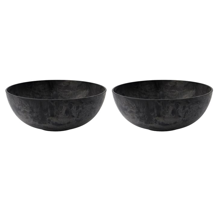 Serveur Schale Ø18cm 2er Pack - Schwarz - House Doctor