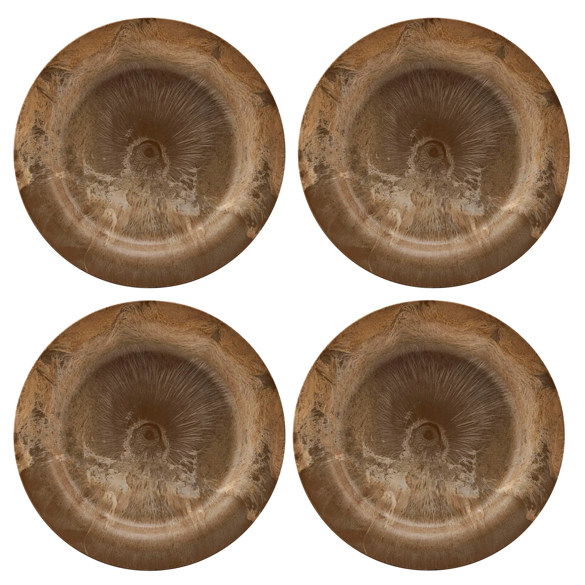 Serveur Teller 24cm 4er Pack, Gold House Doctor